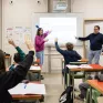 Collège Saint-Louis  La Hublais. Cours en classe de 5e Français avec Maria Maillé  et  Xavier Le Naour.